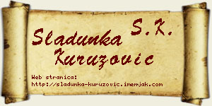 Sladunka Kuruzović vizit kartica